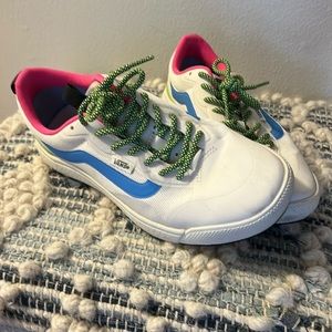 LIKE NEW ultra range vans neon colors